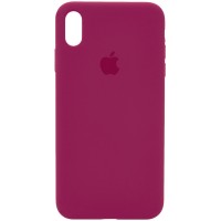Чехол Silicone Case Full Protective (AA) для Apple iPhone X (5.8'') / XS (5.8'') Червоний (2517)