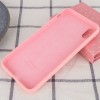 Чехол Silicone Case Full Protective (AA) для Apple iPhone X (5.8'') / XS (5.8'') Розовый (2499)