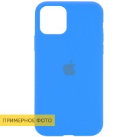 Чехол Silicone Case Full Protective (AA) для Apple iPhone X (5.8'') / XS (5.8'') Блакитний (2491)