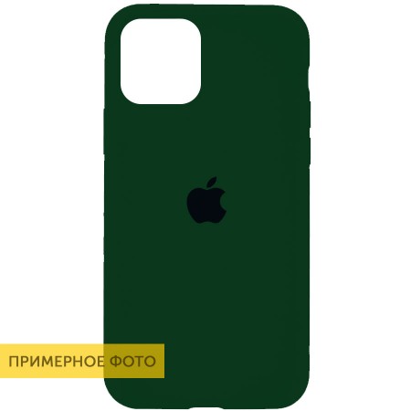 Чехол Silicone Case Full Protective (AA) для Apple iPhone X (5.8'') / XS (5.8'') Зелёный (2486)