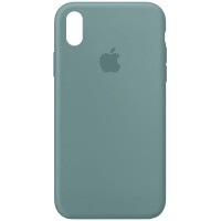Чехол Silicone Case Full Protective (AA) для Apple iPhone X (5.8'') / XS (5.8'') Зелений (2527)
