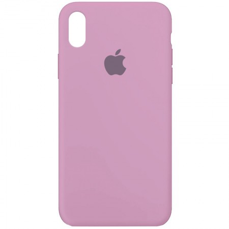 Чехол Silicone Case Full Protective (AA) для Apple iPhone X (5.8'') / XS (5.8'') Лиловый (2528)