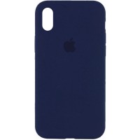 Чехол Silicone Case Full Protective (AA) для Apple iPhone X (5.8'') / XS (5.8'') Синій (23491)