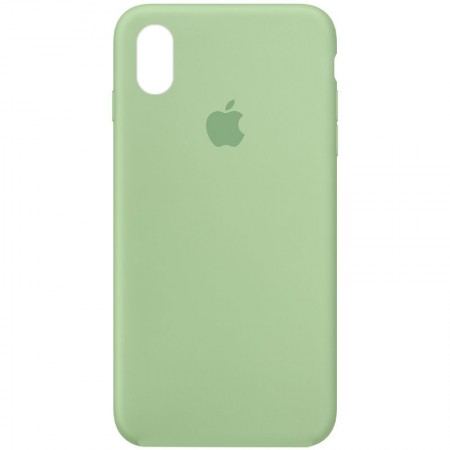 Чехол Silicone Case Full Protective (AA) для Apple iPhone X (5.8'') / XS (5.8'') Зелёный (23903)