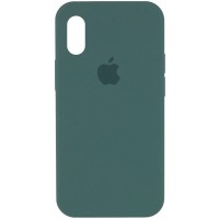 Чехол Silicone Case Full Protective (AA) для Apple iPhone X (5.8'') / XS (5.8'') Зелений (28070)
