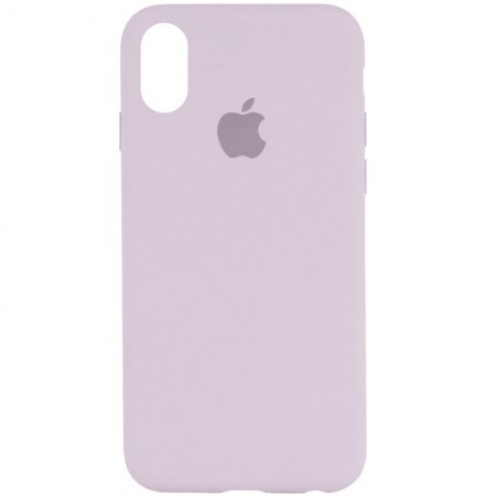 Чохол Silicone Case Full Protective (AA) для Apple iPhone X (5.8'') / XS (5.8'') Сиреневый (35014)