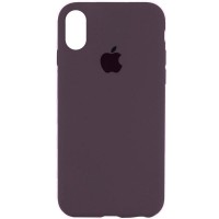 Чохол Silicone Case Full Protective (AA) для Apple iPhone X (5.8'') / XS (5.8'') Фиолетовый (35015)