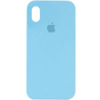 Чохол Silicone Case Full Protective (AA) для Apple iPhone X (5.8'') / XS (5.8'') Бірюзовий (36899)