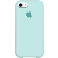 Чехол Silicone Case Full Protective (AA) для Apple iPhone 7 / 8 / SE (2020) (4.7'') Бірюзовий (2557)