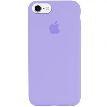 Чехол Silicone Case Full Protective (AA) для Apple iPhone 7 / 8 / SE (2020) (4.7'') Бузковий (2565)