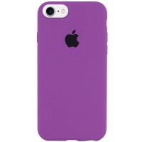 Чехол Silicone Case Full Protective (AA) для Apple iPhone 7 / 8 / SE (2020) (4.7'') Фіолетовий (2566)