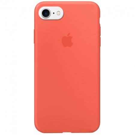 Чехол Silicone Case Full Protective (AA) для Apple iPhone 7 / 8 / SE (2020) (4.7'') Помаранчевий (2548)