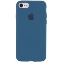 Чехол Silicone Case Full Protective (AA) для Apple iPhone 7 / 8 / SE (2020) (4.7'') Синій (2571)