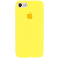 Чехол Silicone Case Full Protective (AA) для Apple iPhone 7 / 8 / SE (2020) (4.7'') Жовтий (2550)