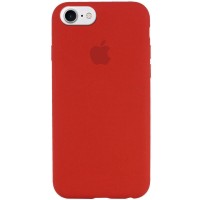 Чехол Silicone Case Full Protective (AA) для Apple iPhone 7 / 8 / SE (2020) (4.7'') Червоний (2579)