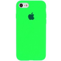 Чехол Silicone Case Full Protective (AA) для Apple iPhone 7 / 8 / SE (2020) (4.7'') Салатовий (2580)
