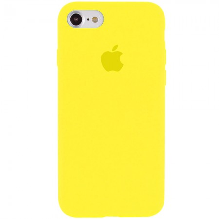 Чехол Silicone Case Full Protective (AA) для Apple iPhone 7 / 8 / SE (2020) (4.7'') Жовтий (27461)