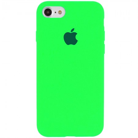 Чехол Silicone Case Full Protective (AA) для Apple iPhone 7 / 8 / SE (2020) (4.7'') Зелений (2546)