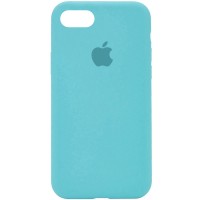 Чехол Silicone Case Full Protective (AA) для Apple iPhone 7 / 8 / SE (2020) (4.7'') Бірюзовий (2545)
