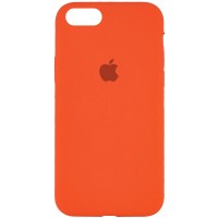 Чехол Silicone Case Full Protective (AA) для Apple iPhone 7 / 8 / SE (2020) (4.7'') Помаранчевий (2589)