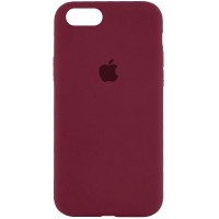 Чехол Silicone Case Full Protective (AA) для Apple iPhone 7 / 8 / SE (2020) (4.7'') Червоний (2588)