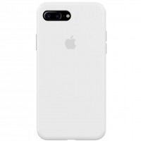 Чехол Silicone Case Full Protective (AA) для Apple iPhone 7 plus / 8 plus (5.5'') Білий (2604)