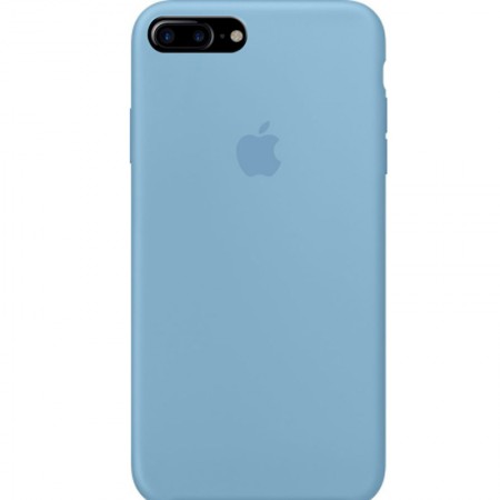 Чехол Silicone Case Full Protective (AA) для Apple iPhone 7 plus / 8 plus (5.5'') Блакитний (2601)