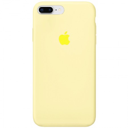 Чехол Silicone Case Full Protective (AA) для Apple iPhone 7 plus / 8 plus (5.5'') Жовтий (2625)