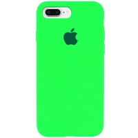 Чехол Silicone Case Full Protective (AA) для Apple iPhone 7 plus / 8 plus (5.5'') Салатовий (2633)