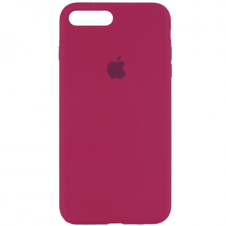 Чехол Silicone Case Full Protective (AA) для Apple iPhone 7 plus / 8 plus (5.5'') Червоний (2637)