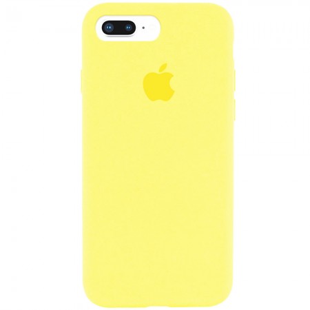 Чехол Silicone Case Full Protective (AA) для Apple iPhone 7 plus / 8 plus (5.5'') Жовтий (2599)
