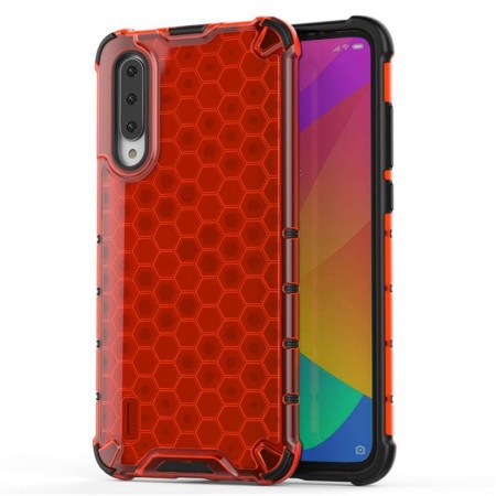 Ударопрочный чехол Honeycomb для Xiaomi Mi A3 (CC9e) Красный (2653)