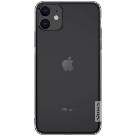 TPU чехол Nillkin Nature Series для Apple iPhone 11 (6.1'') Серый (23644)