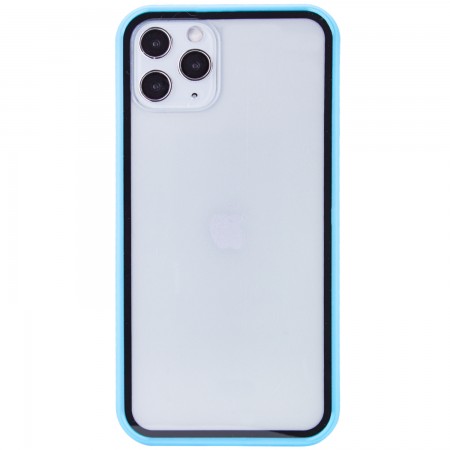 Прозрачный TPU+PC чехол Epic с цветным бампером для Apple iPhone 11 Pro Max (6.5'') Синий (12285)