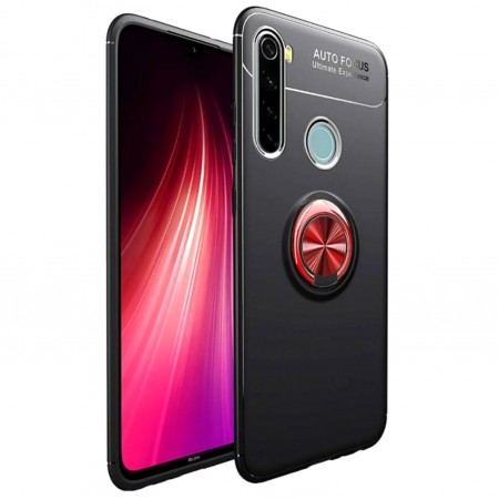 TPU чехол Deen ColorRing под магнитный держатель для Xiaomi Redmi Note 8 Чорний (2679)