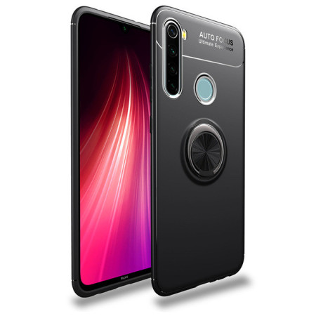 TPU чехол Deen ColorRing под магнитный держатель для Xiaomi Redmi Note 8 Чорний (2680)