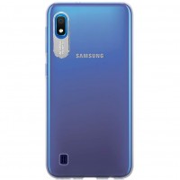 TPU чехол Epic clear flash для Samsung Galaxy A10 (A105F) Сріблястий (2696)