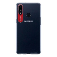 TPU чехол Epic clear flash для Samsung Galaxy A10S Червоний (2700)