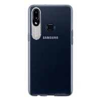 TPU чехол Epic clear flash для Samsung Galaxy A10S Сріблястий (2701)