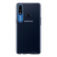 TPU чехол Epic clear flash для Samsung Galaxy A10S Синій (2702)