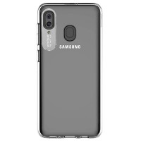 TPU чехол Epic clear flash для Samsung Galaxy A20 / A30 Сріблястий (13055)