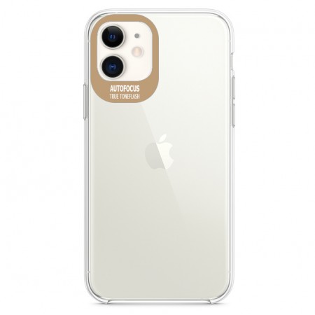 TPU чехол Epic clear flash для Apple iPhone 11 (6.1'') Золотой (2681)