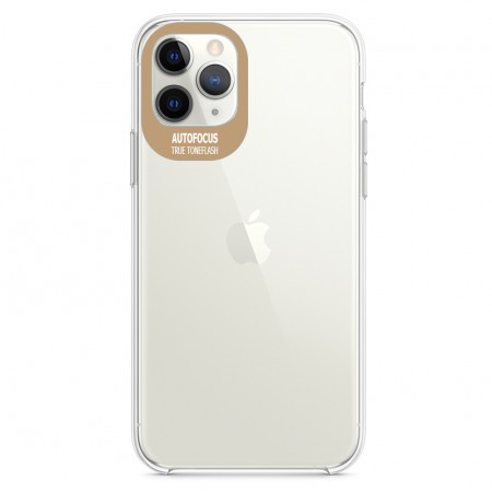 TPU чехол Epic clear flash для Apple iPhone 11 Pro (5.8'') Золотой (2684)