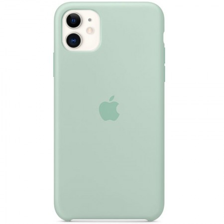 Чехол Silicone case (AAA) для Apple iPhone 11 (6.1'') Зелёный (2767)