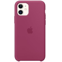Чехол Silicone case (AAA) для Apple iPhone 11 (6.1'') Малиновий (2766)