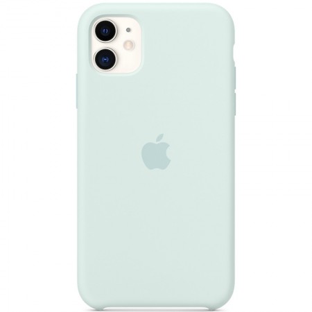 Чехол Silicone case (AAA) для Apple iPhone 11 (6.1'') Серый (2775)