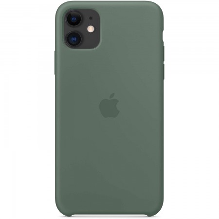 Чехол Silicone case (AAA) для Apple iPhone 11 (6.1'') Зелёный (2768)