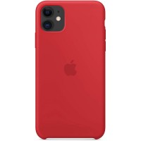 Чехол Silicone case (AAA) для Apple iPhone 11 (6.1'') Червоний (2771)