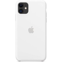 Чехол Silicone case (AAA) для Apple iPhone 11 (6.1'') Білий (2773)