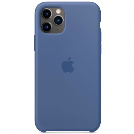 Чехол Silicone case (AAA) для Apple iPhone 11 Pro (5.8'') Синий (2786)